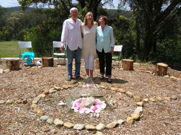 Karen Quant with Grant and Julie Blanchard