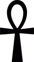 Tradycyjny symbol zwany Ankh