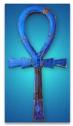 Blue Light Ankh