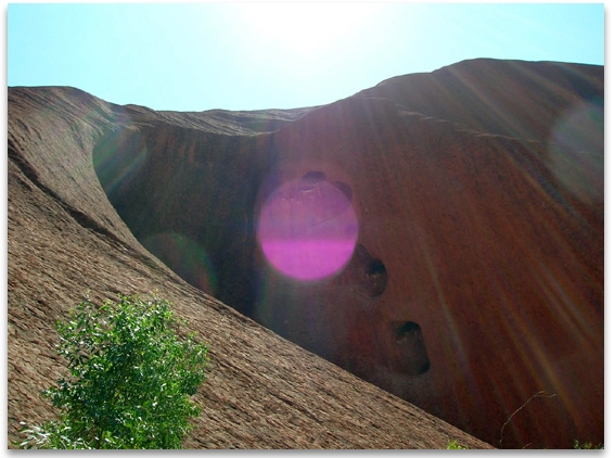 Photo of Mutijulu Spring showing water