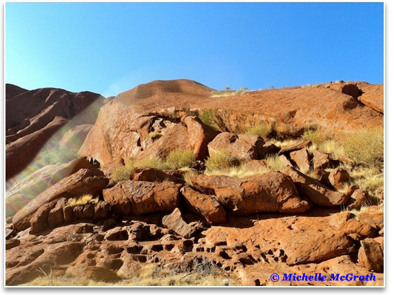 Photo of Rainbow Serpent at Uluru