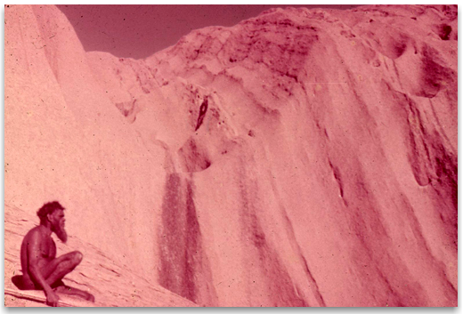 Indigenous elder at Uluru