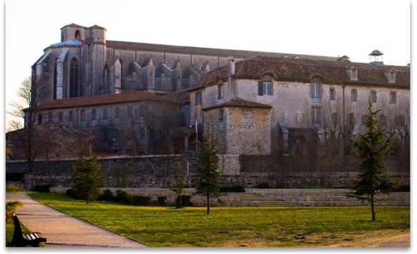 Basilica of St Mary Magdalene surrounded by the Royal Convent