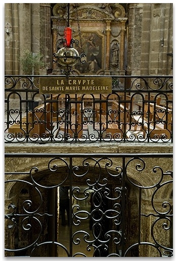 View of the Crypt at the Basilica of St Mary Magdalene at Saint-Maximin