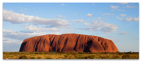 Uluru, in the heart of Australia